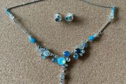 Swarovski blue necklace