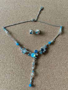 Swarovski blue necklace
