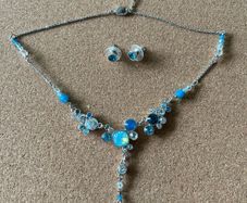 Swarovski blue necklace
