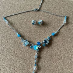 Swarovski blue necklace