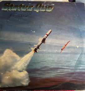 Status Quo. Just Supposin original Zimbabwe release. vinyl vg+ sleeve has a bit of damage and is tatty. See pictures