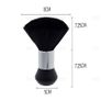 Neck Duster Hairdresser / Barber Face Duster Nail Dust Brush Soft Neck Brush - Round Black Image 7