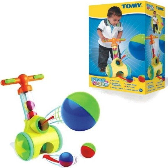 Tomy Pick'n'pop ball launcher - ball shooter - ball thrower - toddler gun