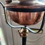 Fabulous expandable working oil lamp wih brass and copper detailing Image 5