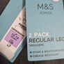 Grey School Trousers M&S 2 Pack Image 2