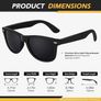 Polarised Sunglasses for Men Women UV400 Protection Shades 80's Retro Style Driving Cycling Sports Fishing Travel Sun glasses Image 4