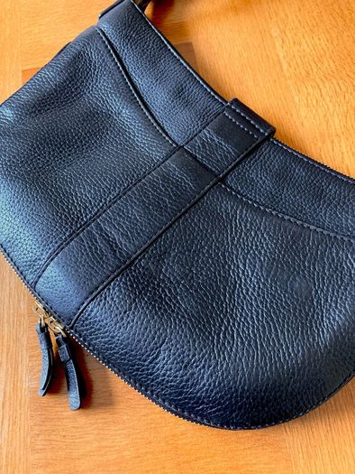 Convertible Jaeger leather bag