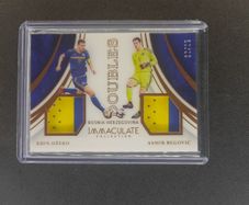 Edein Dzeko Asmir Begovic Doubles Patch Immaculate Collection 2017 /25