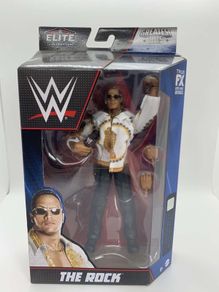 wwe elite greatest hits The rock action figure