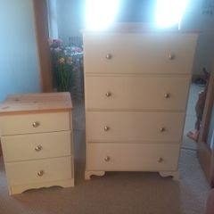 chest of drawers and locker