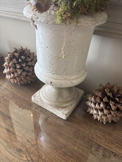 Vintage urn and arrangement