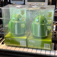 2x KNG Andy Unearthly Resonator Portable Speakers - Brand New Boxed Pair (Android Mascot)