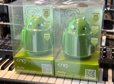 2x KNG Andy Unearthly Resonator Portable Speakers - Brand New Boxed Pair (Android Mascot)