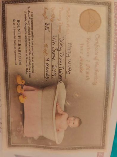 June 7 month reborn