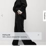 Ladies M&S Black Ruched Blazer: Size 10 Image 2