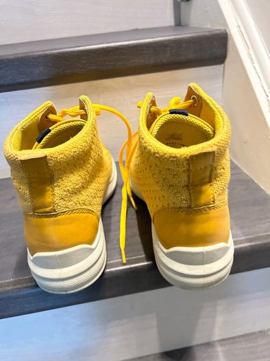 Yellow ECCO boots women size UK 4