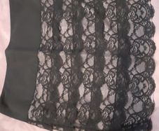 Skirt black lace on beige (Orsay size 34)