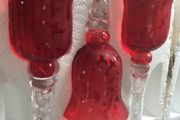3 Piece Red Votive Candle Set
