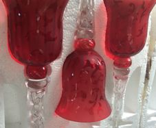 3 Piece Red Votive Candle Set