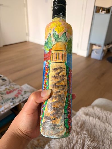 Hand Painted Bottle