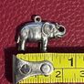Small Vintage Silver Elephant Pendant Image 3