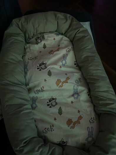 baby sleeping  Purflow baby sleeper and baby padded mattress