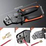 NEW SALE | Tools for Spade Connector, 0.5-1.5mm squared/22-16 AWG Electrical Crimping Pliers, Preciva Wire Terminals Crimping Tool with 600pcs Cable Brass Male Female Wire Image 3