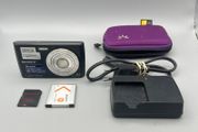 Sony DSC-W510 12.1MP Digital Camera Black + Charger +SD + Case