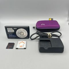 Sony DSC-W510 12.1MP Digital Camera Black + Charger +SD + Case