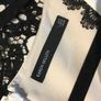 KAREN MILLEN Ivory & Black Lace Midi Dress Image 8
