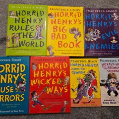 7 Horrid Henry books