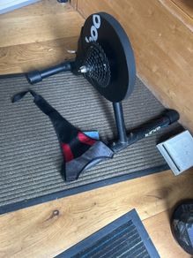 Wahoo Kickr Core - with training Matt