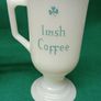 Vintage Irish Coffee Shamrock Pedestal Mugs Image 3
