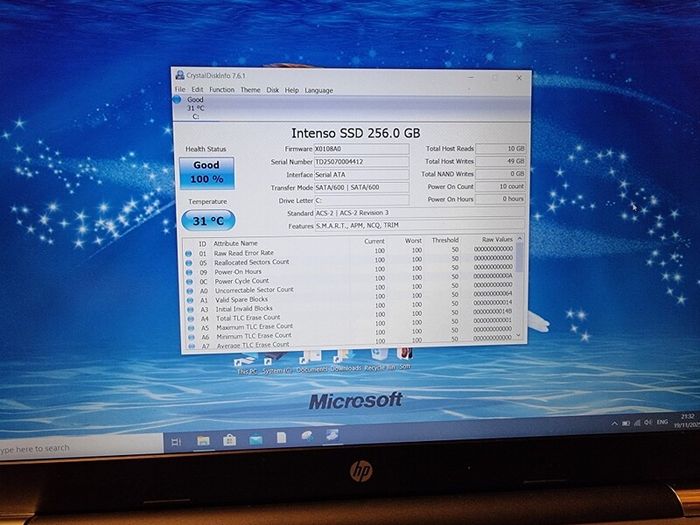 Student fast Laptop HP 250 G6 / Intel i7-7500U @2.70GHz /8GB RAM / New 256GB SSD. See the pictures.