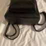Black Crocodile Style Handbag Backpack Image 9