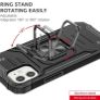 Luxury Armour Case for iPhone 11 12 Pro Max XR Shockproof Cover Car Stand Ring Image 2