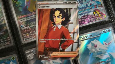 Giacomo ! Ultra Rare ! from Prismatic Evolutions Set ! 2025 ! Pokemon Card !