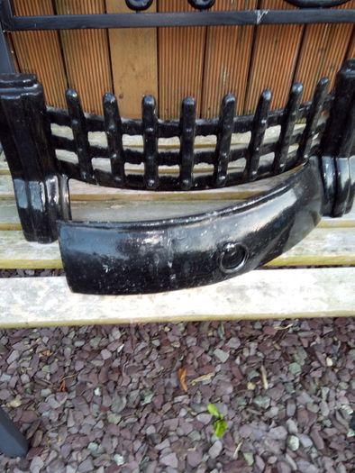 Fire Front/Fret for use with real fireplace 17.5" wide