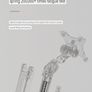 Newscene Extended 3 level Single monitor arm stand in black Image 6