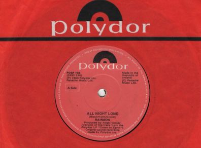 Rainbow. Classic single All night long in great condition