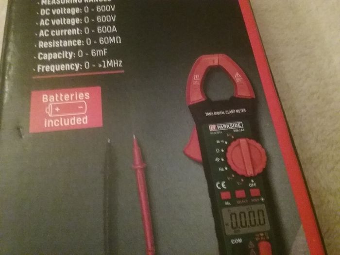 Multimeter clamp digital