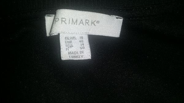 Brand new Primark black studded suede imitation jumper size UK18 EU46 Postage included