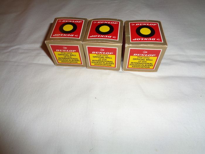 Dunlop Championship Squash Balls x 3 for Sale