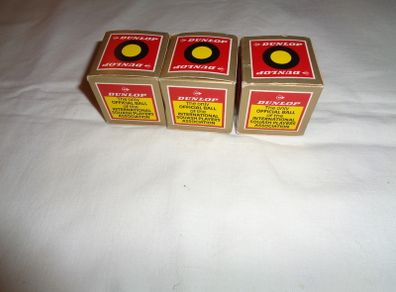 Dunlop Championship Squash Balls x 3 for Sale