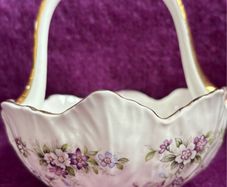 Elizabethan Fine Bone China Trinket Basket