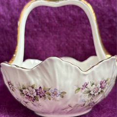 Elizabethan Fine Bone China Trinket Basket