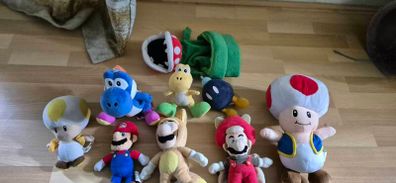 super mario plush toy bundle