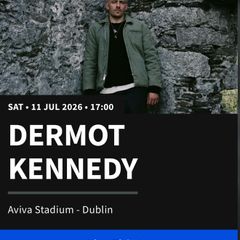 Dermot Kennedy 2 Front Standing Tickets Saturday