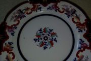 Antique Gilded Couldon Hanging Plate L 4124  Made In England