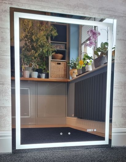 LED Bathroom Mirror 80x100cm Fogless